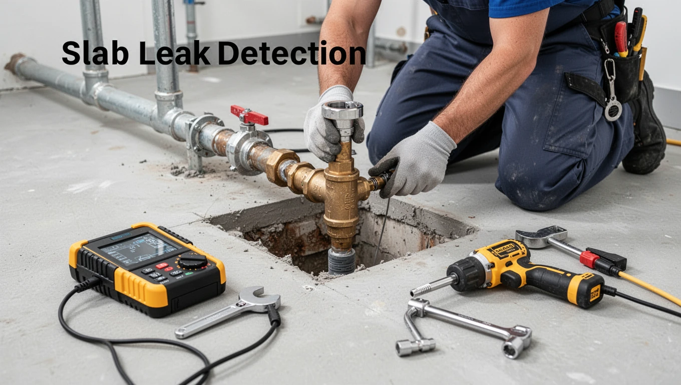 Slab Leak Detection